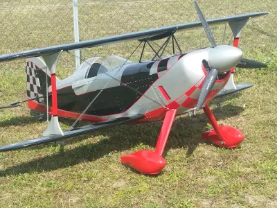 CAD dxf  IGES Plan Bi Plane Pitts Challenger II  Like Prometheus 3D model