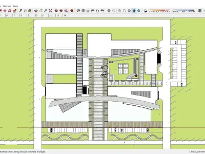 Sketchup Office building AAA1 3D model