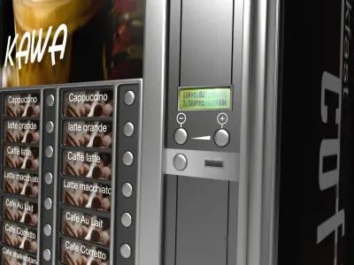 Coffee machine 3D model buy