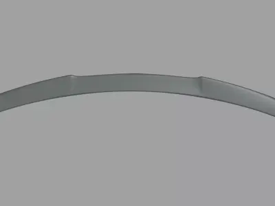 Car Spoiler 025 Low-poly 3D model