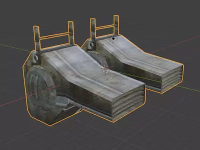 air vent Low-poly 3D model