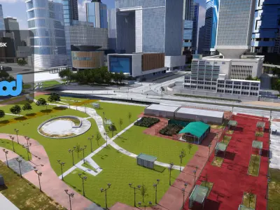 HK Central 3D model