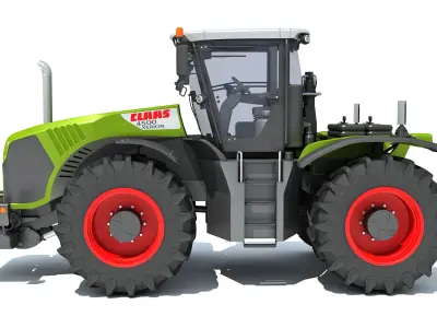 CLAAS Xerion Tractor 3D model