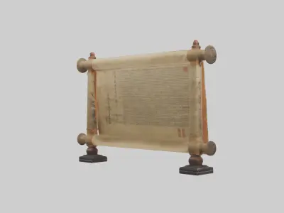 Sutrascroll Model Low-poly 3D model