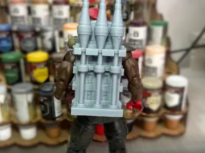RPG kit 3D printable files for Action Figures 3D print model