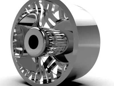 AMERICAN FORCE 9 LIBERTY DRW WHEEL 3D print model