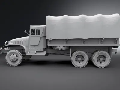 GMC CCKW Scale Model 3D print model
