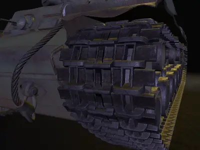 Kv-1 heavy soviet tank  3D model