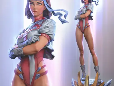 Noriko - Gunbuster 3D print model