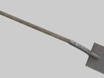 shovel 3D model 5