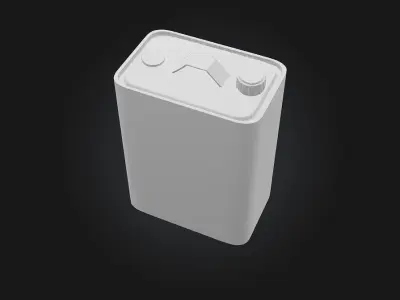 Fuel Canister Render  Rugged Utility for Industrial  3D model