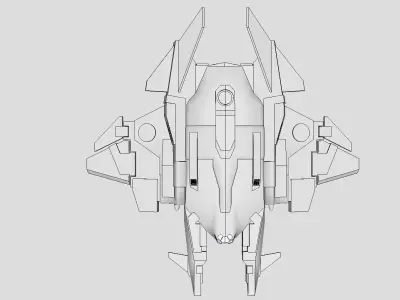 Spaceship-spacecraft-39 3D model