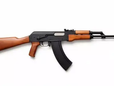 High Quality AK-47 assault rifle Low-poly 3D model