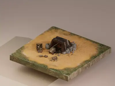  Gold Mine Level 5 3D model