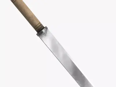 Viking Knife Low-poly 3D model purchase