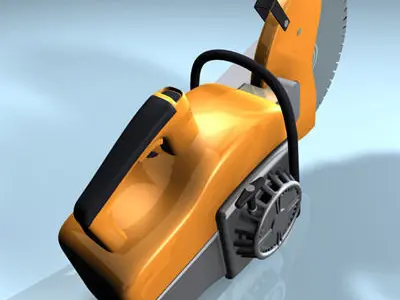 Cut off saw 3D model purchase