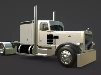 Peterbilt 359 Low-poly 3D model
