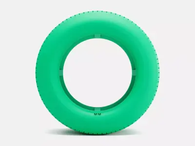 15x10 Goodyear Billboard Tire 3D print model