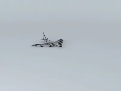B 52 Stratofortress BOMBER 3D model