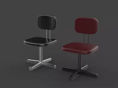 Vintage desk chair 3D model