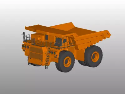 Dump Truck 3D model by truck-3d from CGTrader