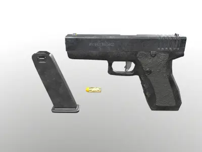 Glock 22 Free 3D model