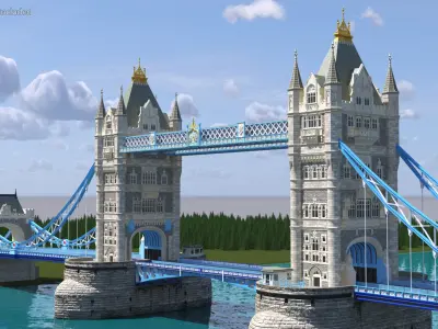 Tower Bridge London  purchase 3D model