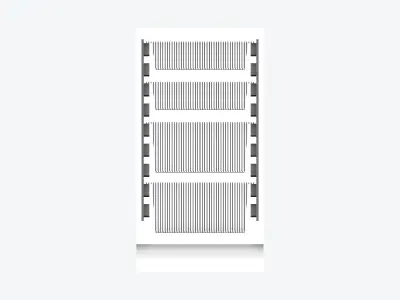 Storage Unit - Under Bench - Integral - Type 3 Low-poly 3D model