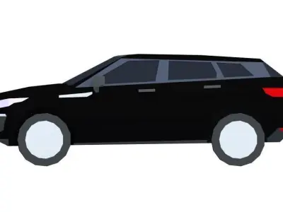 low poly car free Free low-poly 3D model