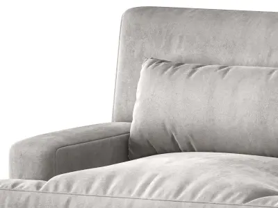 baker furniture yves armchair 3D model