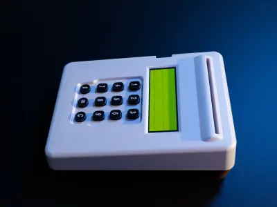 Antique Mattrix Calculator 3D model