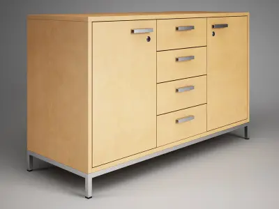 Office Cabinet 3D model buy