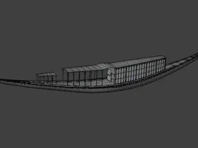 Khufu boat 3D model