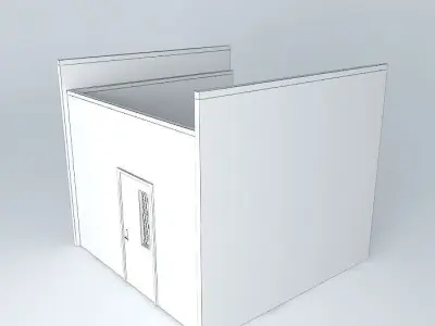wtcoffice office room with desk and chair Free 3D model