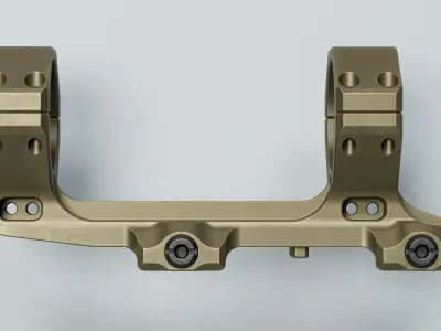 AUS Mount - 34mm - 1-54 - Replica Low-poly 3D model