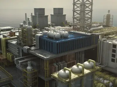 Oil Platform  3D model
