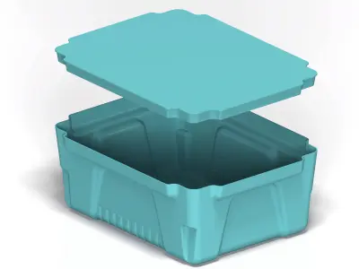 AIR COOLER WATER TANK 3D print model