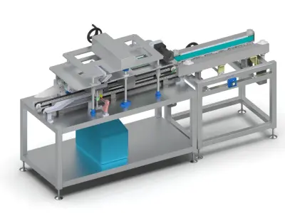 Box glue and sealing machine 3D design model 3D model