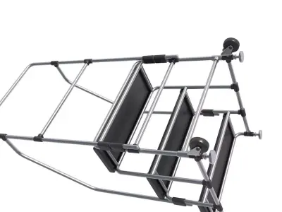 industrial Multifunctional Ladder 3D model