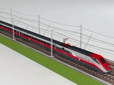 ETR500 Frecciarossa 3D model