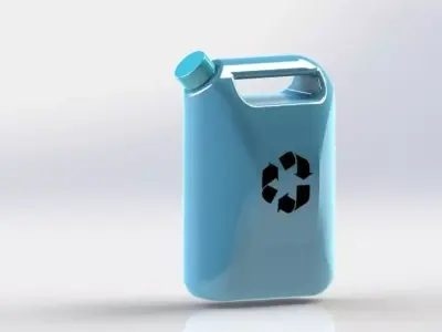 Oil Can Free 3D model buy