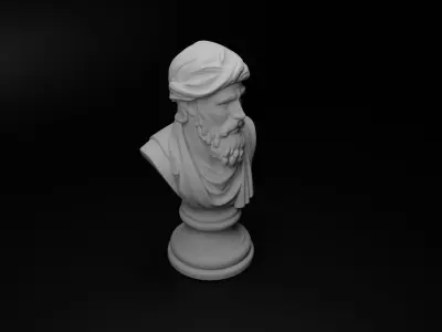 Persian Immortal Bust Chess 3D print model buy