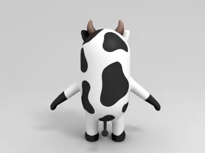 Cow Character 3D model