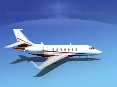 Dassault Falcon 2000 V09 3D model purchase