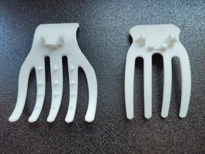 3D Printable Hair Clip Functional and Repair Model  Free 3D print model