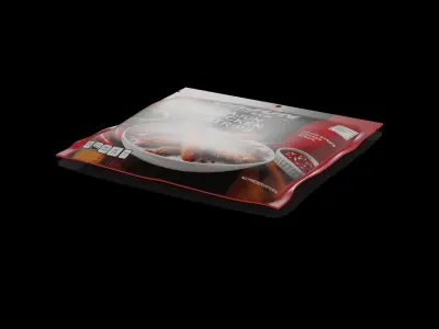Dried meats Cajun Chicken Strips Low-poly 3D model