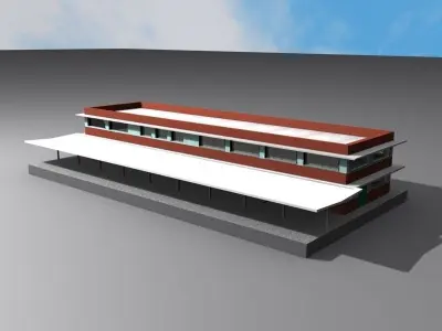 Charleston AMTrack Station 3D print model