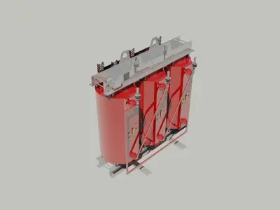 Cast-Resin Transformer 1250 kVA - 2004 kV Free 3D model