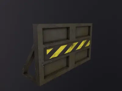 Mojo Barrier 3D Model Low-poly 3D model