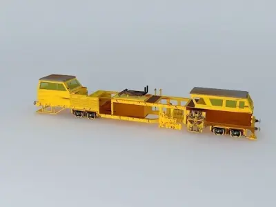Eco Rail Track TAMPER Dummy Free 3D model